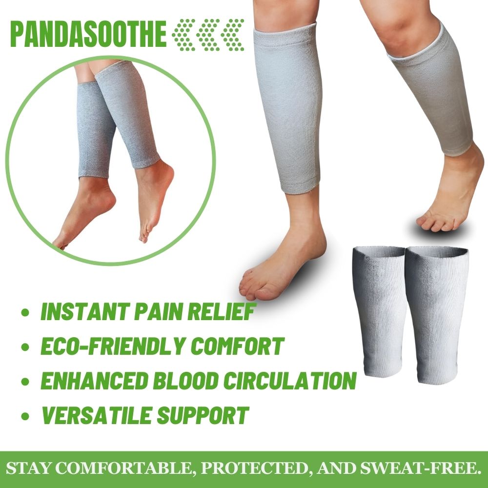 Bamboo Calf Compression Sleeves | Soothing Support for Muscle Strain & Fatigue