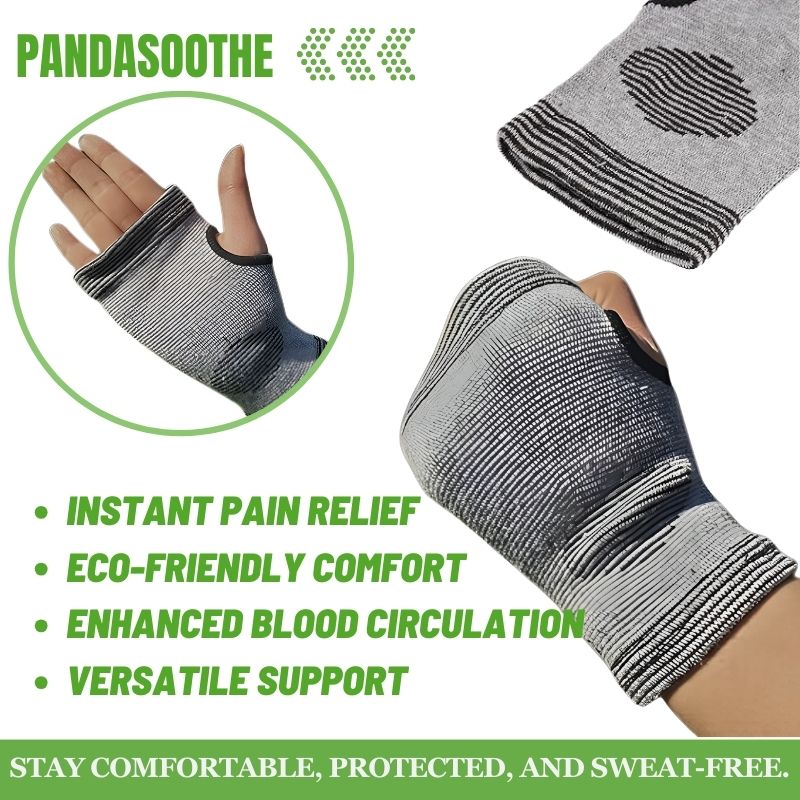 Bamboo Compression Wrist Sleeves– Soothe Aches and Prevent Strain from Sports