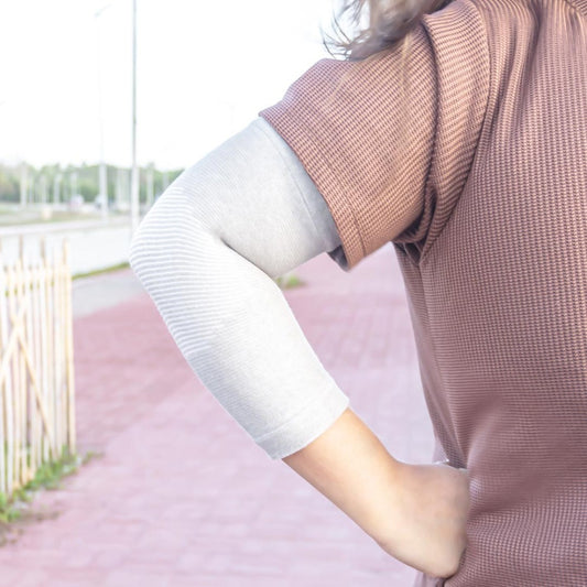 Bamboo Compression Elbow Sleeves | Gentle Support for Arthritis & Joint Pain