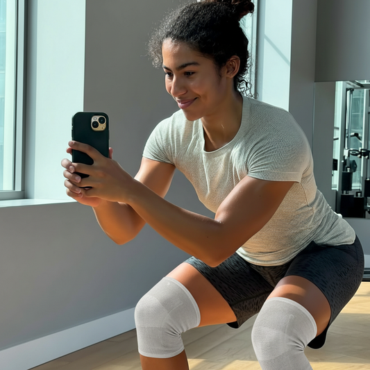 Bamboo Compression Knee Sleeves | Workout Stability & Support